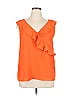 Beacon Apparel 100% Polyester Orange Sleeveless Blouse Size XL - photo 1