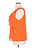 Beacon Apparel 100% Polyester Orange Sleeveless Blouse Size XL - photo 5