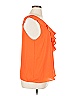 Beacon Apparel 100% Polyester Orange Sleeveless Blouse Size XL - photo 4
