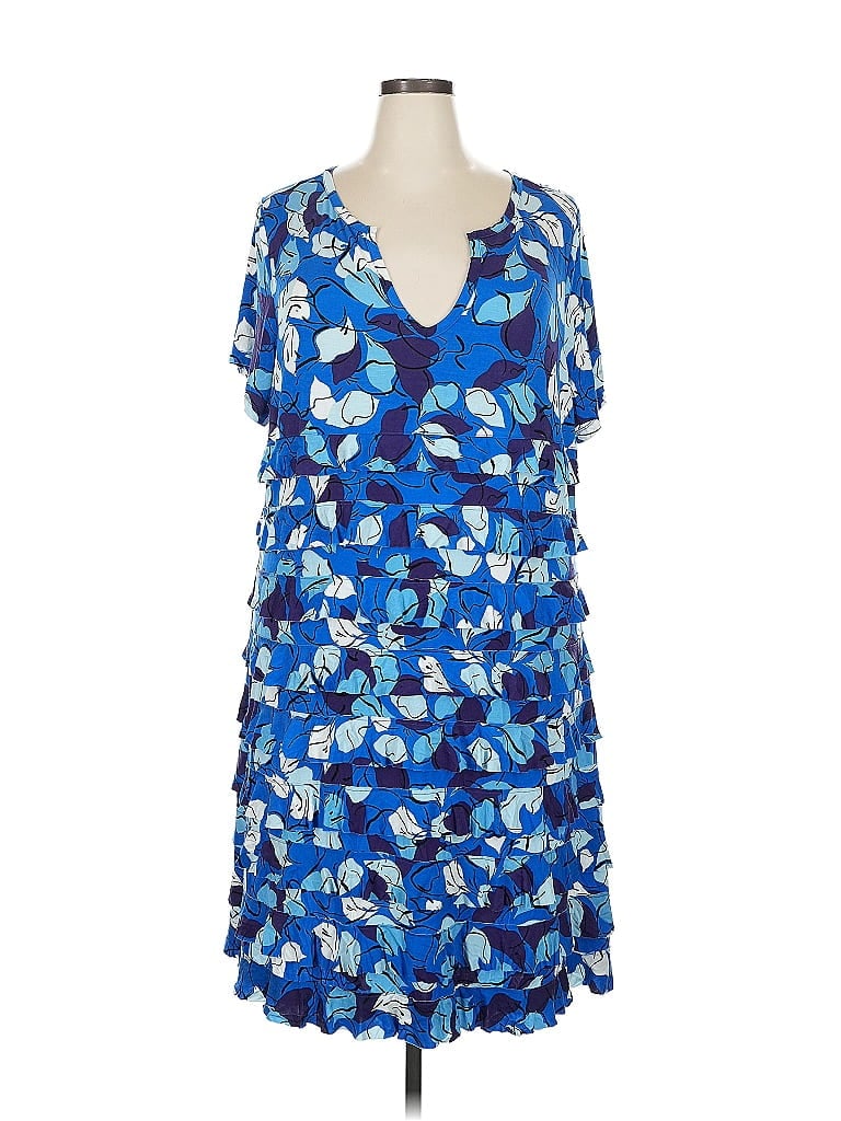 Pre-owned Colleen Lopez Casual Dress In Blue