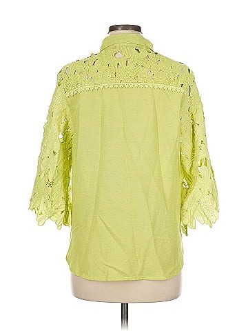 America & Beyond 3/4 Sleeve Button-Down Shirt (view 2)