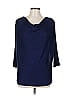 Nurture Blue 3/4 Sleeve Top Size L - photo 1