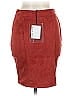 REPORT Solid Red Casual Skirt Size M - photo 2