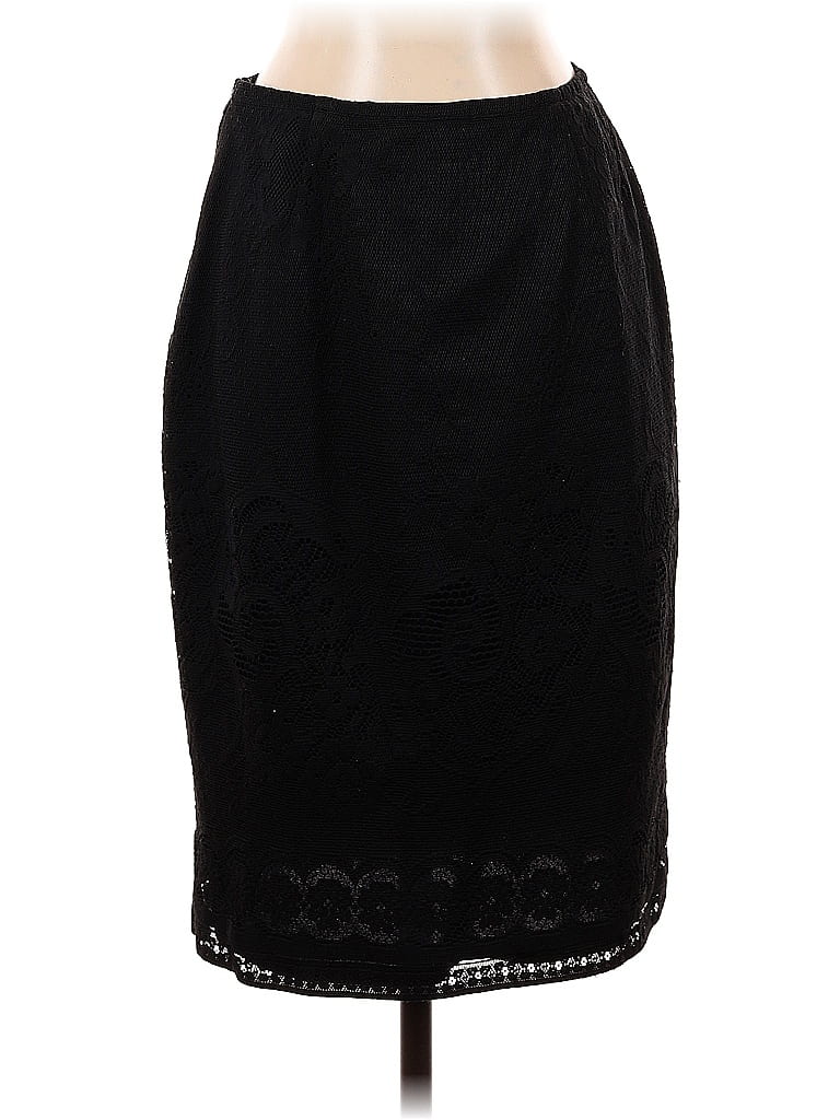 Pre-owned Max Studio Formal Skirt In Black