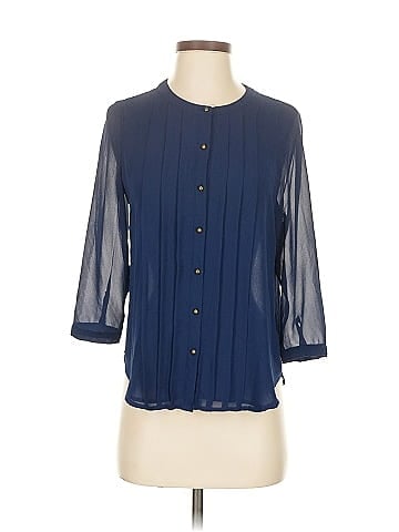 Naked Zebra 3/4 Sleeve Blouse (view 1)