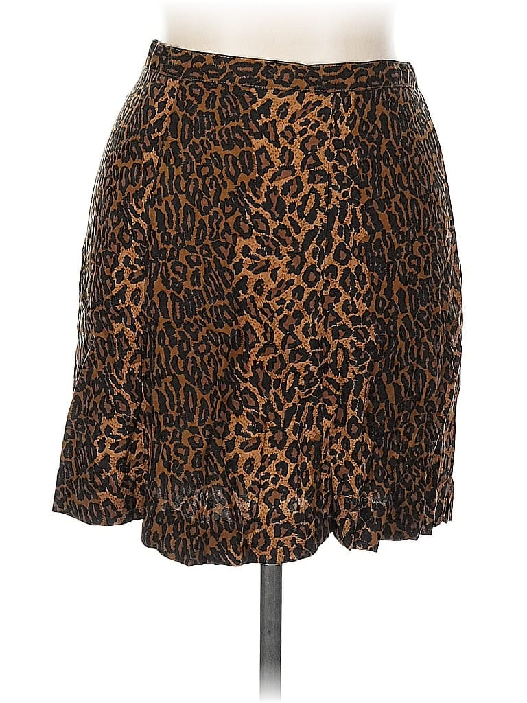 Pre-owned Ab Studio Casual Skirt In Brown