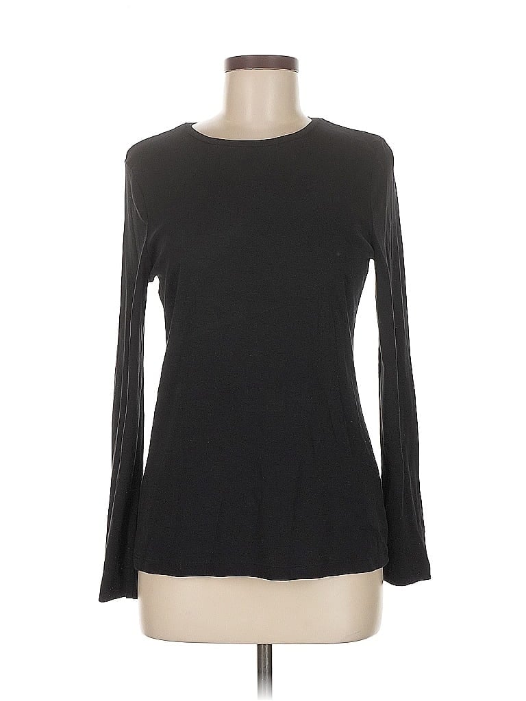 Click to view more detailed imagery on our partner's website Pre-owned Talbots Long Sleeve T-shirt In Black