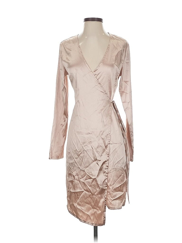 Pre-owned Unbranded Cocktail Dress In Brown