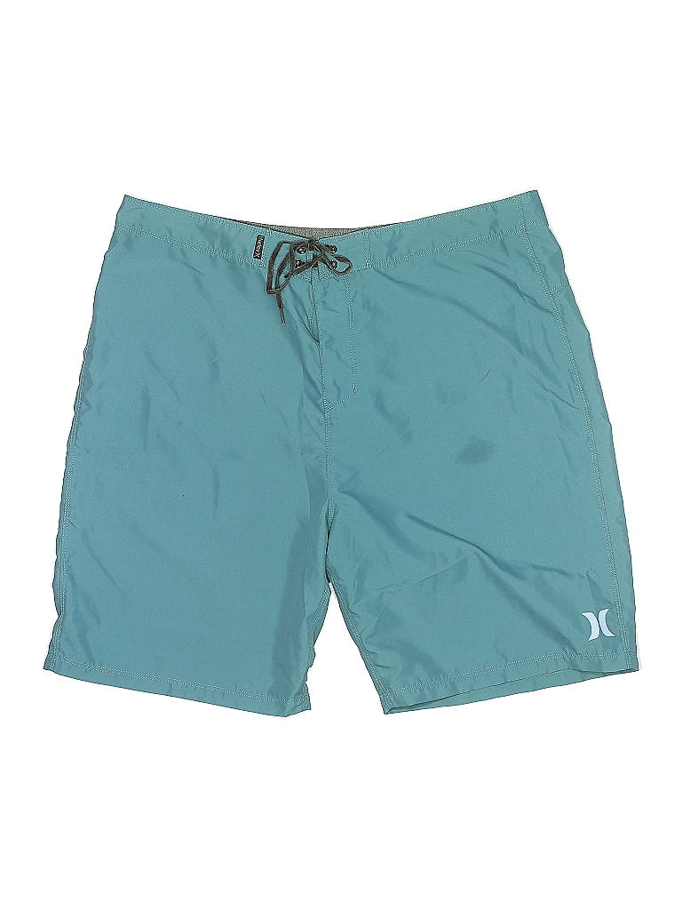 Pre-owned Hurley Board Shorts In Blue