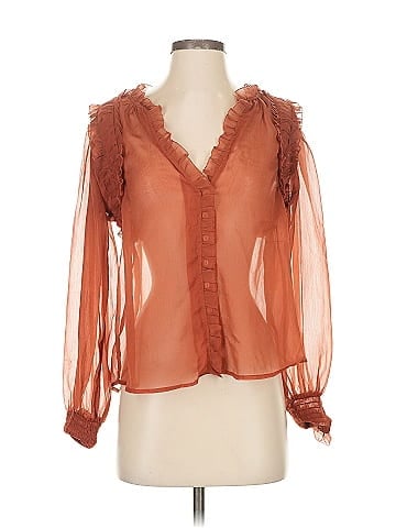 Forever That Girl for Anthropologie 3/4 Sleeve Blouse (view 1)