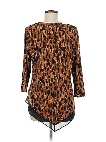 Carmen Carmen Marc Valvo 3/4 Sleeve T-Shirt (view 2)