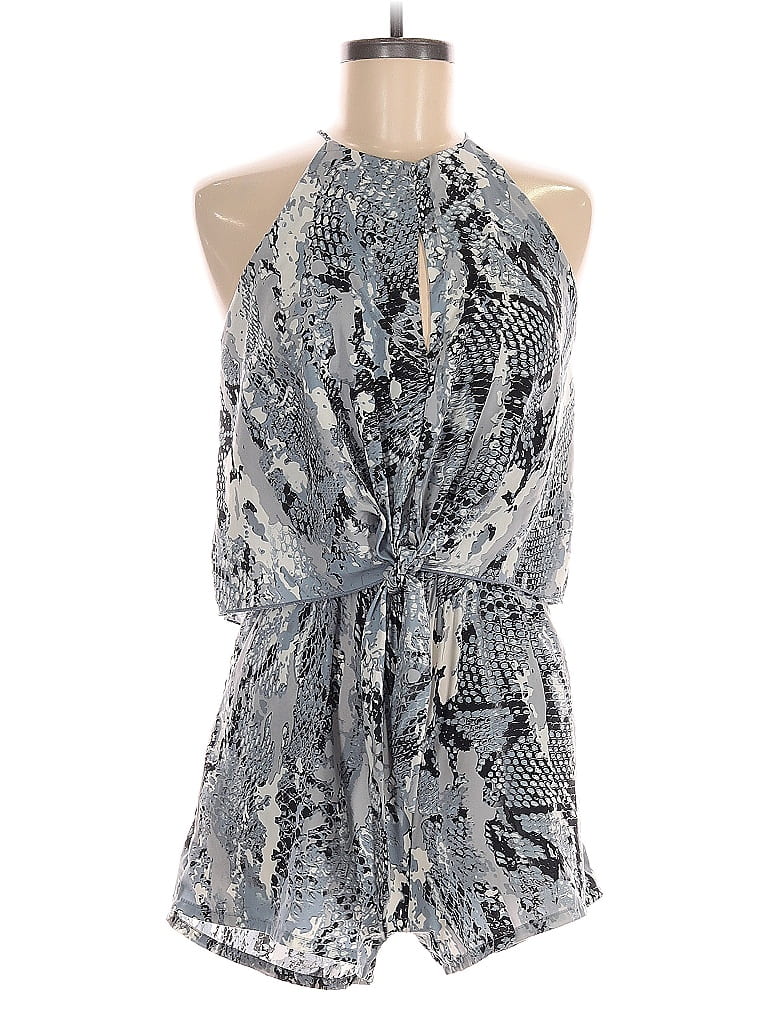 Pre-owned Rowen Romper In Gray