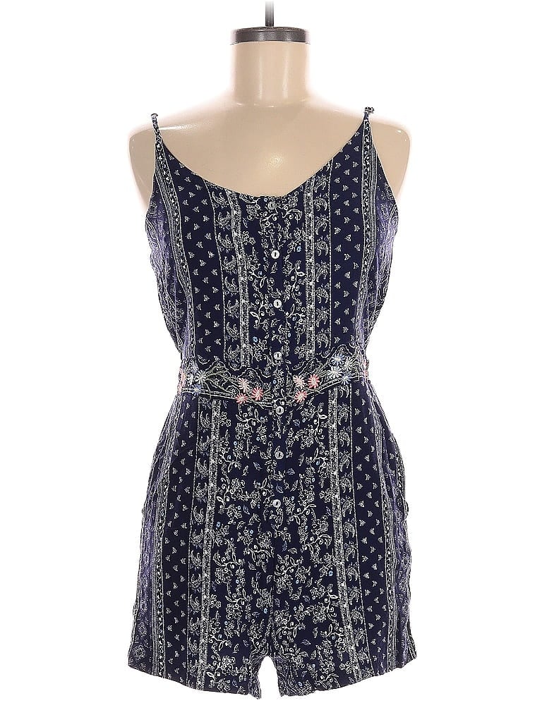 Pre-owned Skies Are Blue Romper In Blue