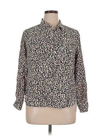 Jones New York Sport Long Sleeve Blouse (view 1)