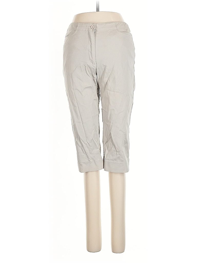 Pre-owned New York And Company Khaki Pant In Gray