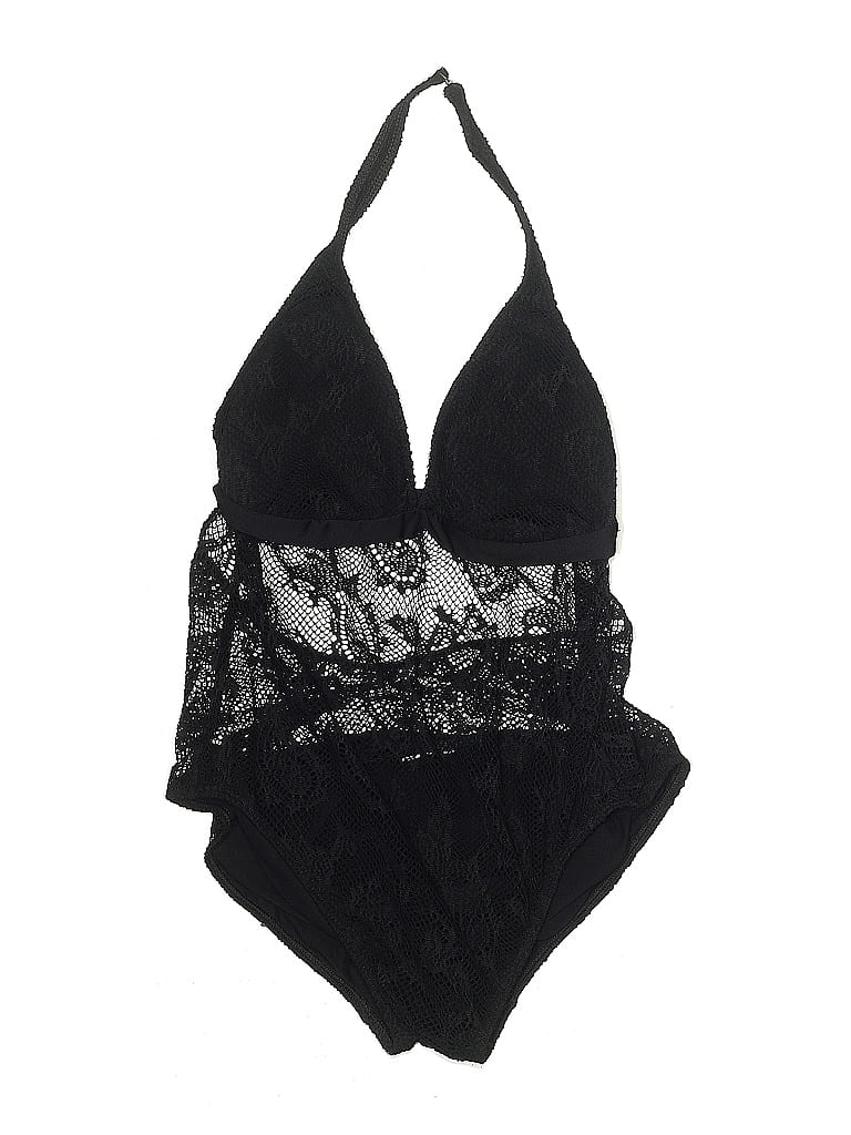 Pre-owned Unbranded One Piece Swimsuit In Black