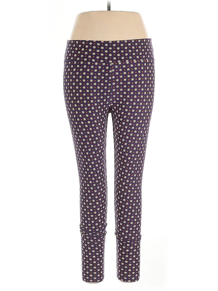 Pre-owned Lularoe Leggings In Purple