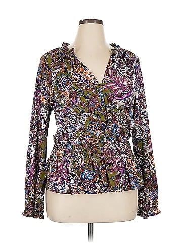 MELLODAY Long Sleeve Blouse (view 1)