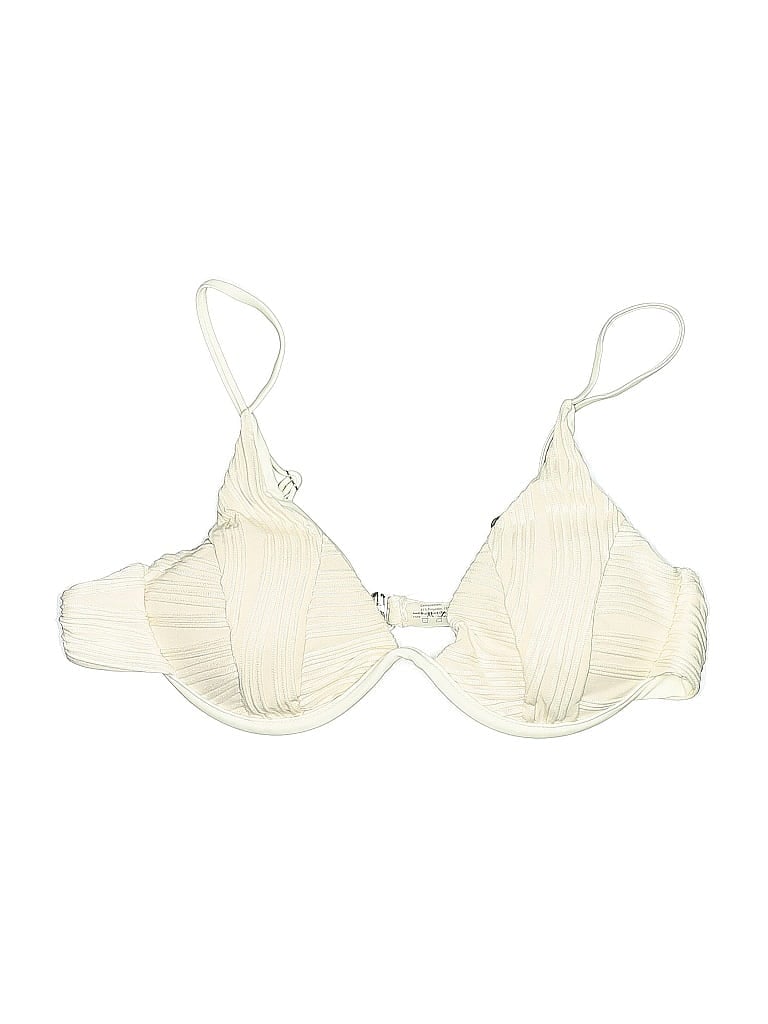 Zaful Swimsuit Top Ivory Swimwear In White