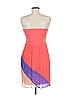 Assorted Brands 100% Polyester Color Block Orange Cocktail Dress Size 8 - photo 2