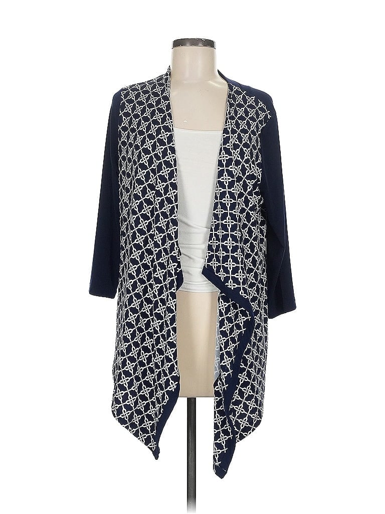 Pre-owned Easywear By Chico's Kimono In Blue