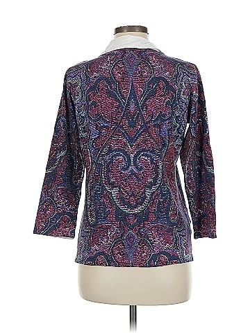 Evan Picone 3/4 Sleeve Silk Top (view 2)