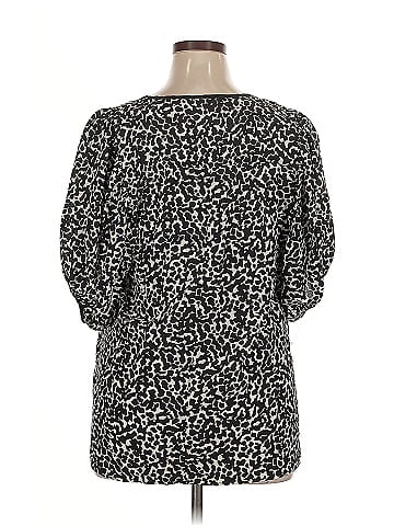 Karen Kane 3/4 Sleeve Silk Top (view 2)