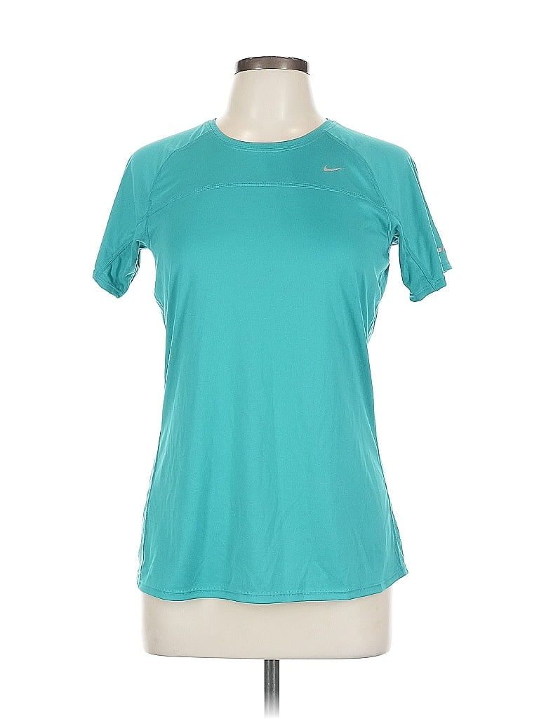 Pre-owned Nike Active T-shirt In Blue