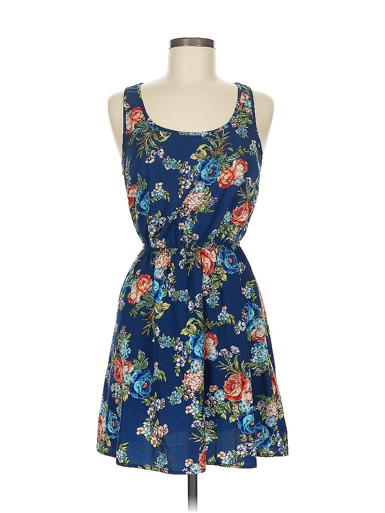 Pre-owned Forever 21 Casual Dress In Blue