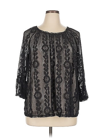 New Directions 3/4 Sleeve Blouse (view 1)