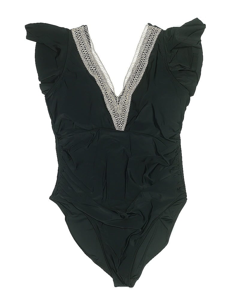 Pre-owned Blooming Jelly One Piece Swimsuit In Green