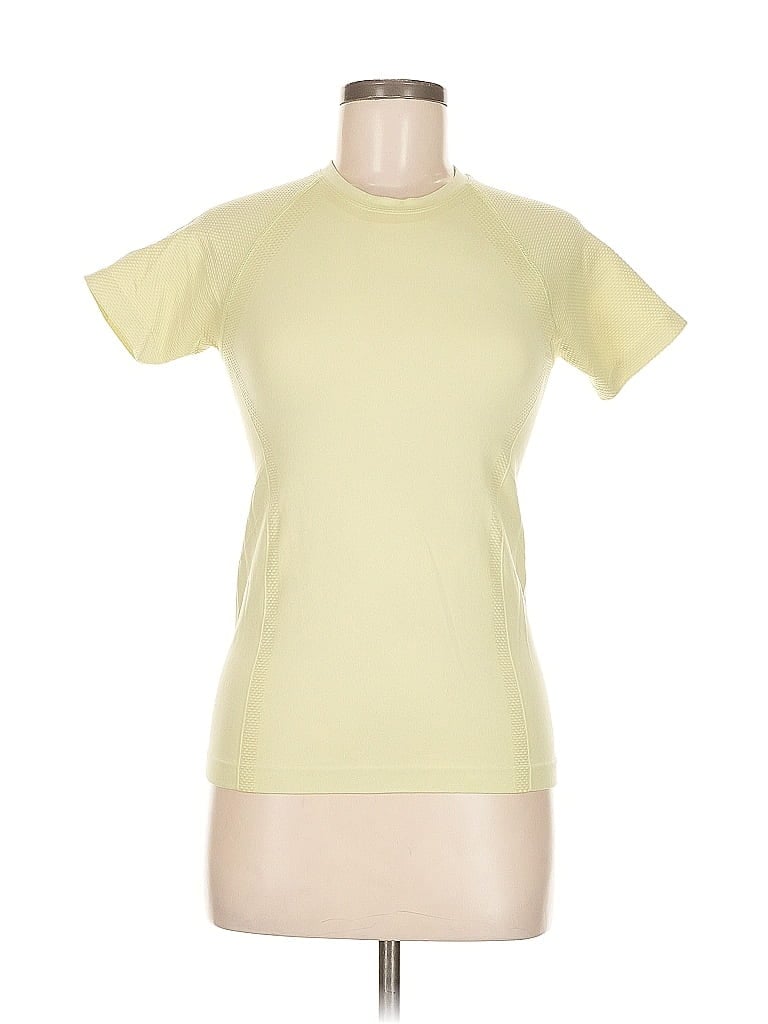 TEK GEAR Pre-owned Short Sleeve Turtleneck In Yellow