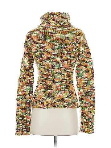 Aqua Turtleneck Sweater (view 2)