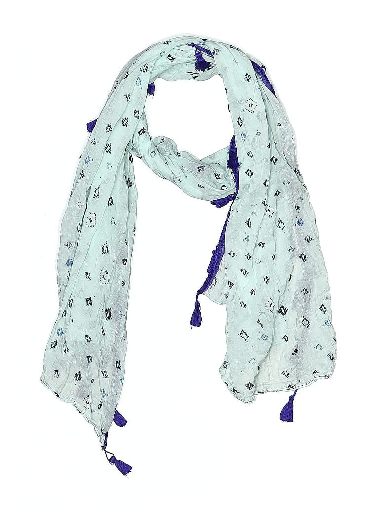 Pre-owned Unbranded Scarf In Blue