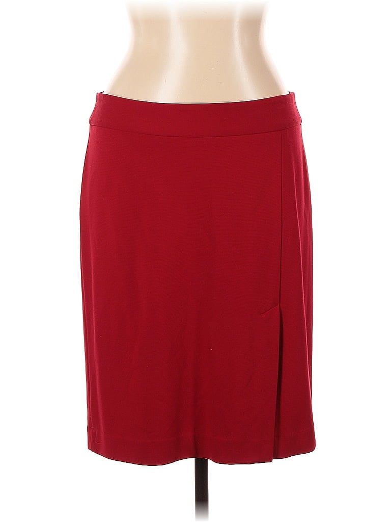 Pre-owned Caché Casual Skirt In Red
