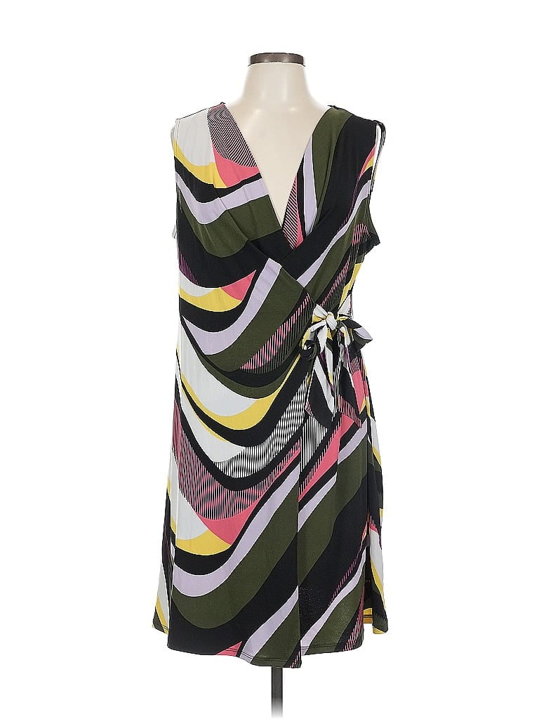 Pre-owned Dana Buchman Cocktail Dress In Gray