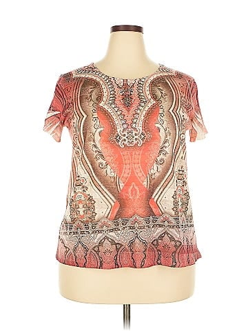 Roz & Ali Short Sleeve Blouse (view 1)