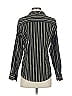 Foxcroft Stripes Black Long Sleeve Blouse Size 2 - photo 2