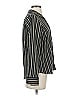 Foxcroft Stripes Black Long Sleeve Blouse Size 2 - photo 4