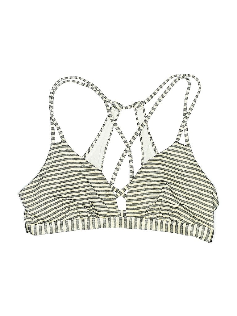 Click to view more detailed imagery on our partner's website Pre-owned Athleta Swimsuit Top Ivory Swimwear In White
