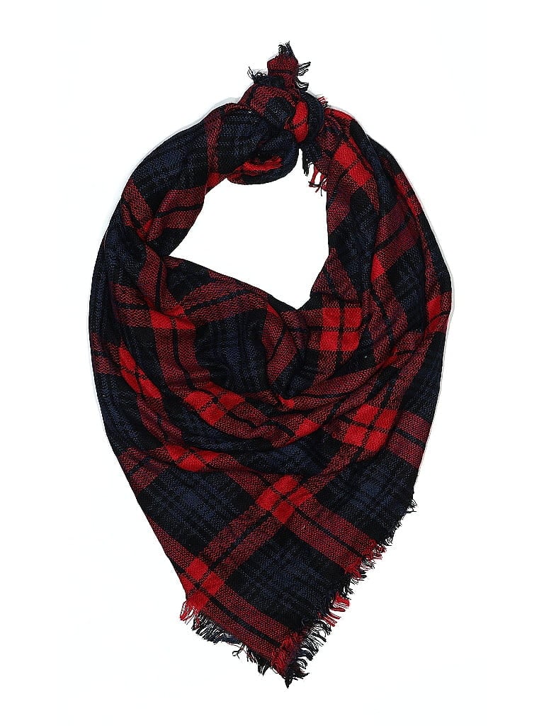 Pre-owned Unbranded Scarf In Red