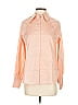 Harshman 100% Cotton Color Block Pink Long Sleeve Blouse Size XS - photo 1