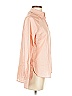 Harshman 100% Cotton Color Block Pink Long Sleeve Blouse Size XS - photo 4