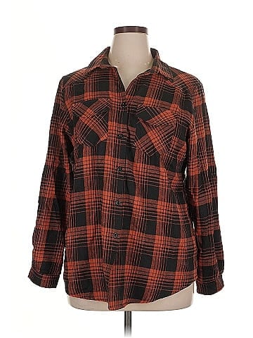 HOTOUCH Long Sleeve Button-Down Shirt (view 1)