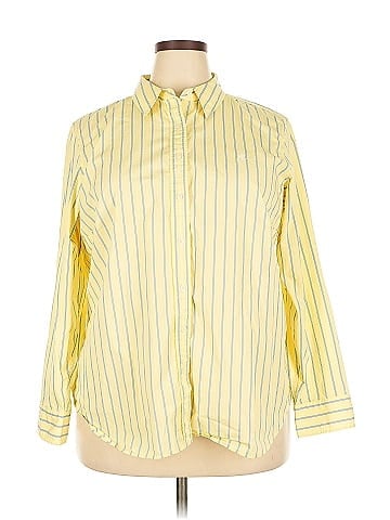 Lauren by Ralph Lauren 3/4 Sleeve Button-Down Shirt (view 1)