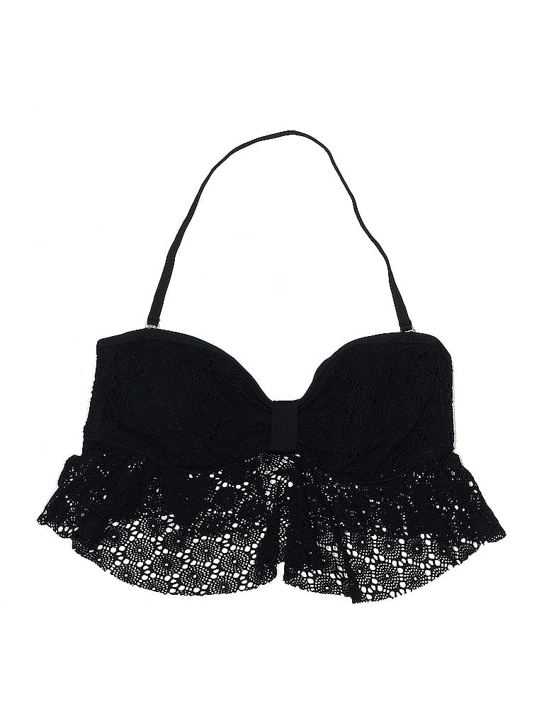 Pre-owned Ella Moss Swimsuit Top Black Swimwear