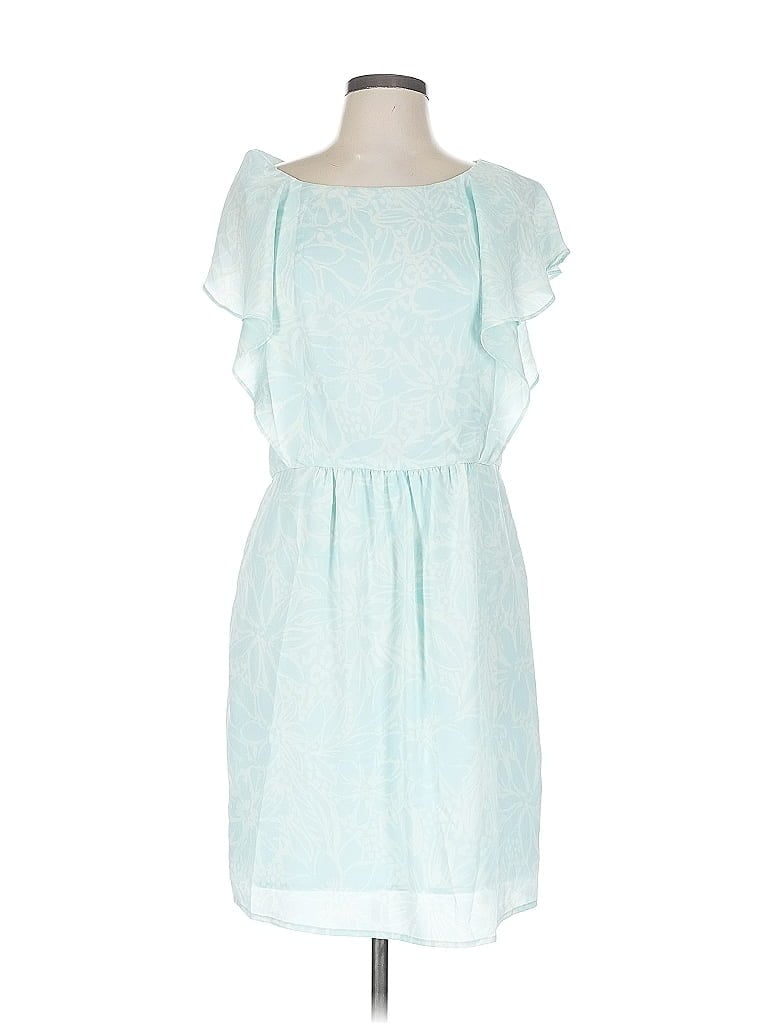Click to view more detailed imagery on our partner's website Pre-owned Gabby Skye Casual Dress In Blue