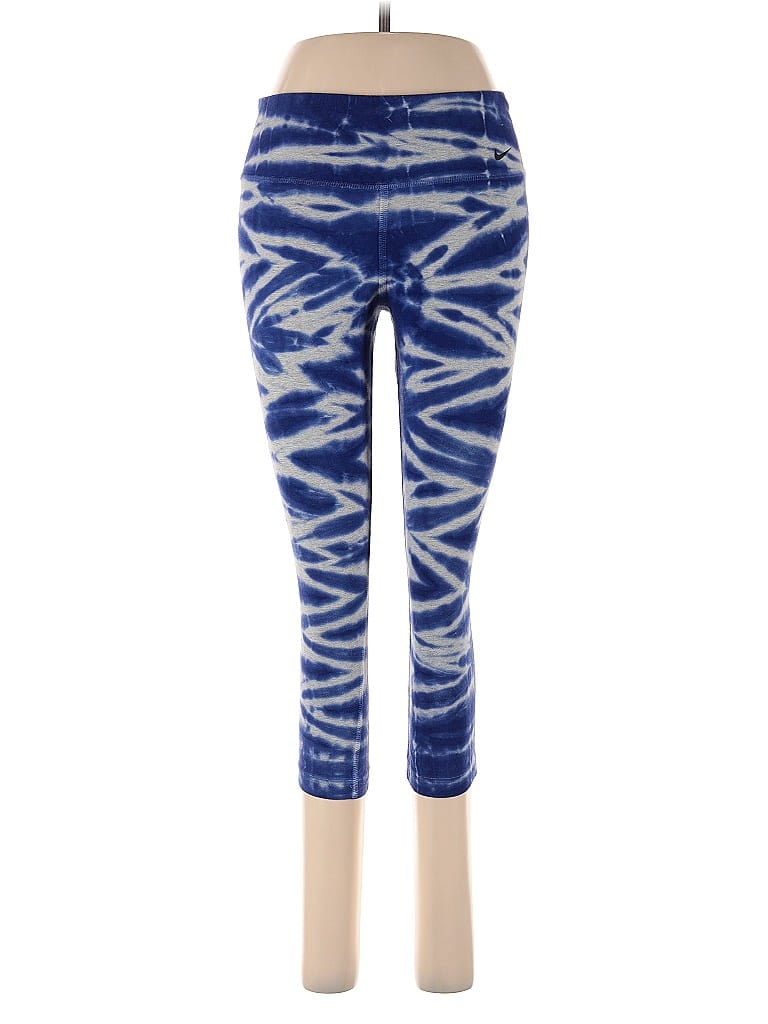 Pre-owned Nike Leggings In Blue