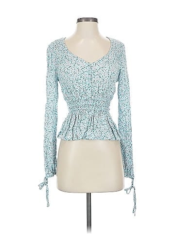 Planet Gold Long Sleeve Blouse (view 1)