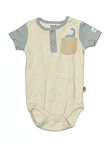 Rabbit Bear Short Sleeve Onesie (view 1)
